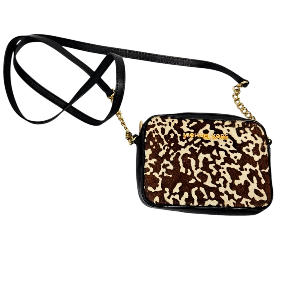 Michael Kors Calf hair & Leather Crossbody Bag